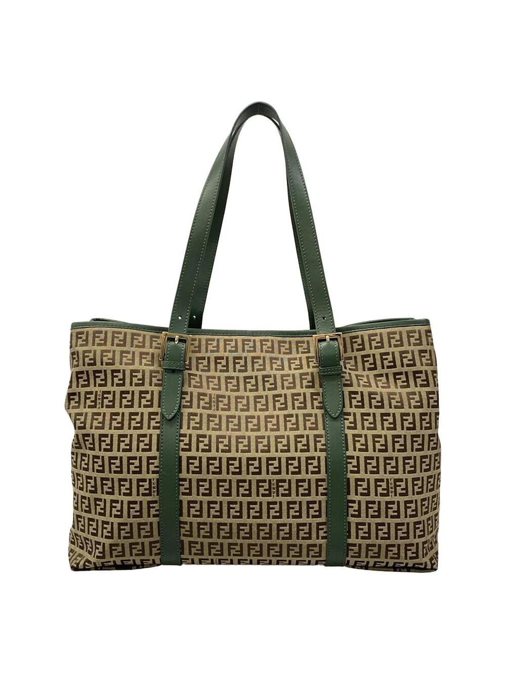 Fendi Zucchino Green Dark Brown Beige #285610F92B